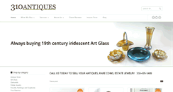 Desktop Screenshot of 310antiques.com