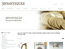 Tablet Screenshot of 310antiques.com